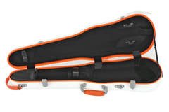 PURE GEWA Muotomuotoillut viulut cases Polycarbonate FUN - 4/4 - 1/2 (White / Blacj)