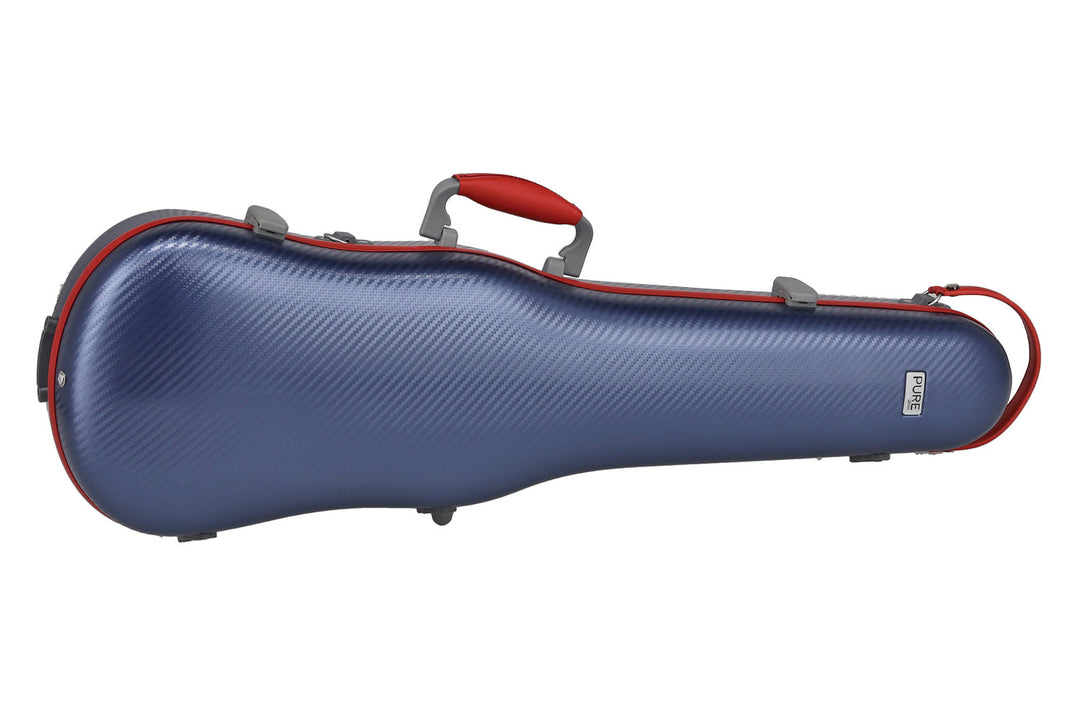 PURE GEWA Muotomuotoillut viulut cases Polycarbonate FUN - 4/4 - 1/2 (Blue / Black)
