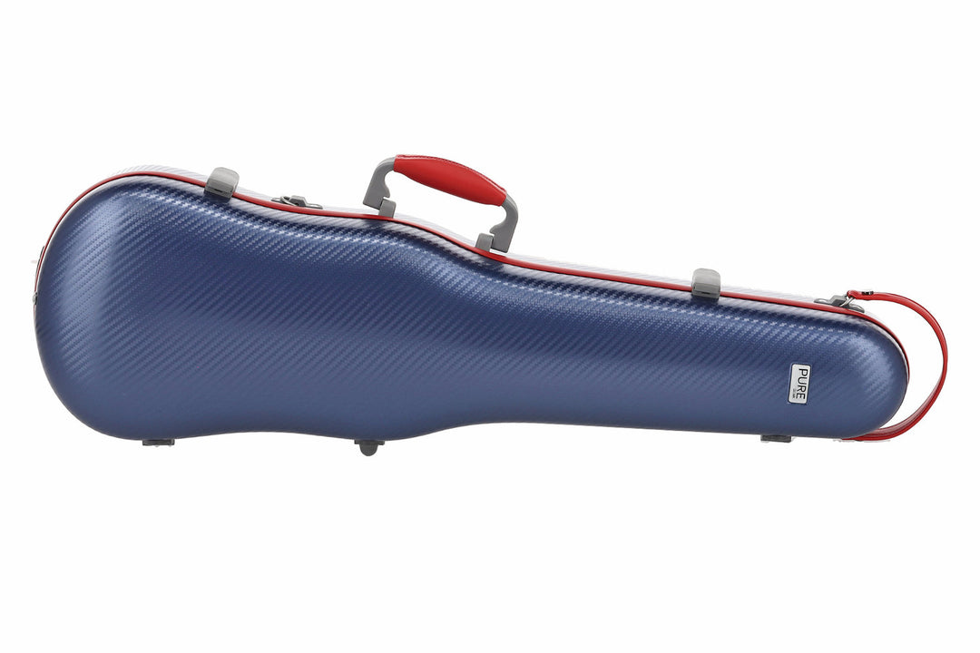 PURE GEWA Muotomuotoillut viulut cases Polycarbonate FUN - 4/4 - 1/2 (Blue / Black)
