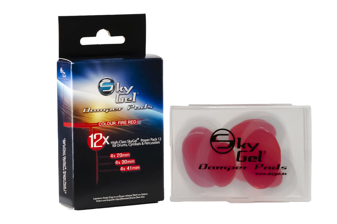 SKY Music vaimennustyynyt SkyGel - Fire Red (SG12FR)