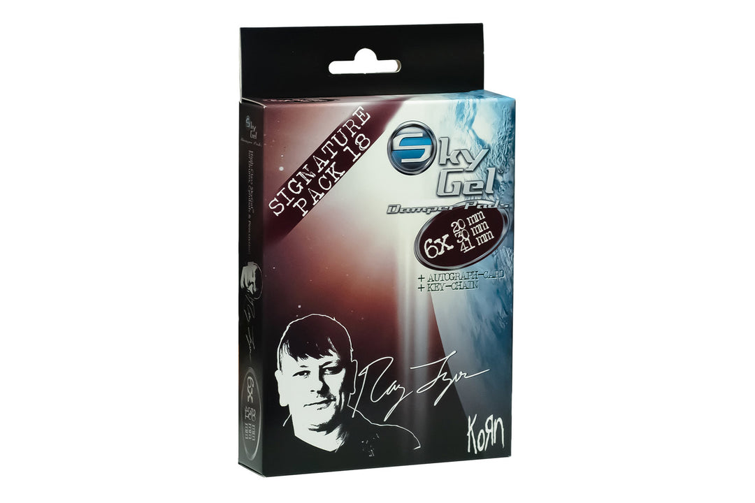 SKY Music Dampauspehmusteet Signature Edition Ray Luzier - Wine Red (SG18RLWR)