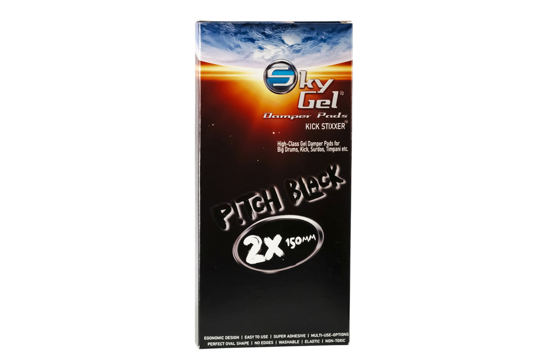 SKY Music Damper Pads SkyGel Kick StiXXer – Pitch Black (SGKIPD)
