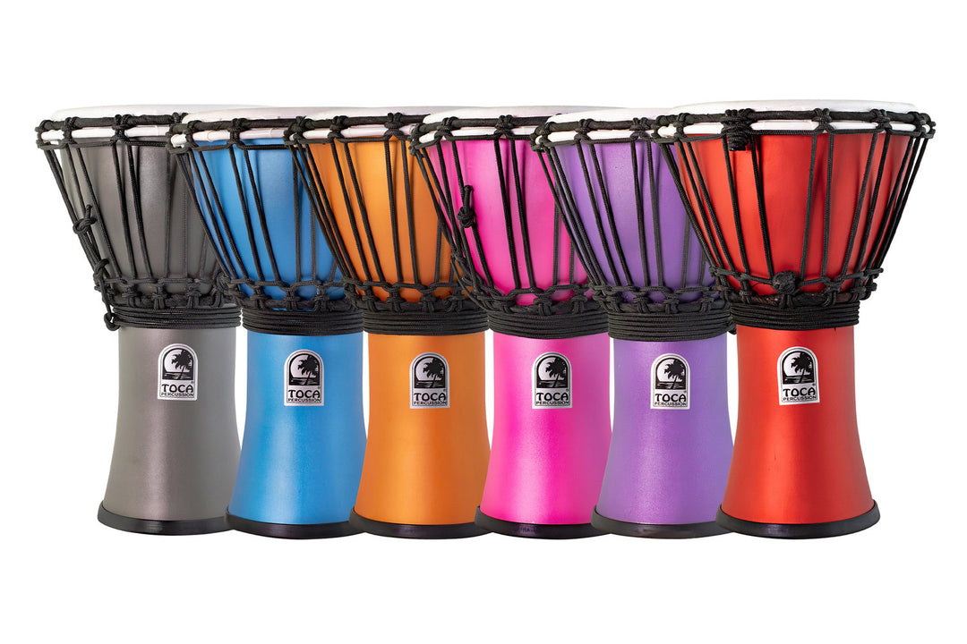 Toca Djembe Freestyle Colorsound Matte - TFCDJ-7MTPK (set - 6 kappaletta)