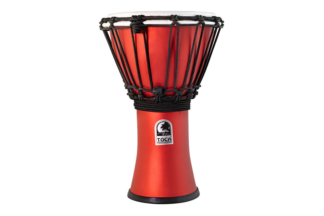 Toca Djembe Freestyle Colorsound Matte – TFCDJ-7MTRR (Racing Red)