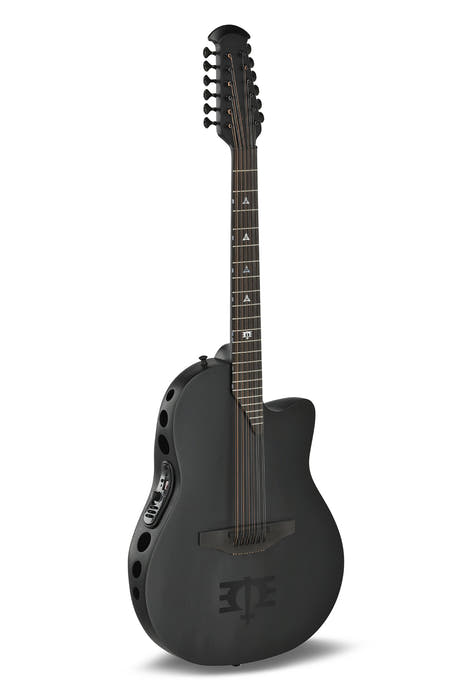 Adamas 1598-MEIII -sähköakustinen kitarat, Black Satin
