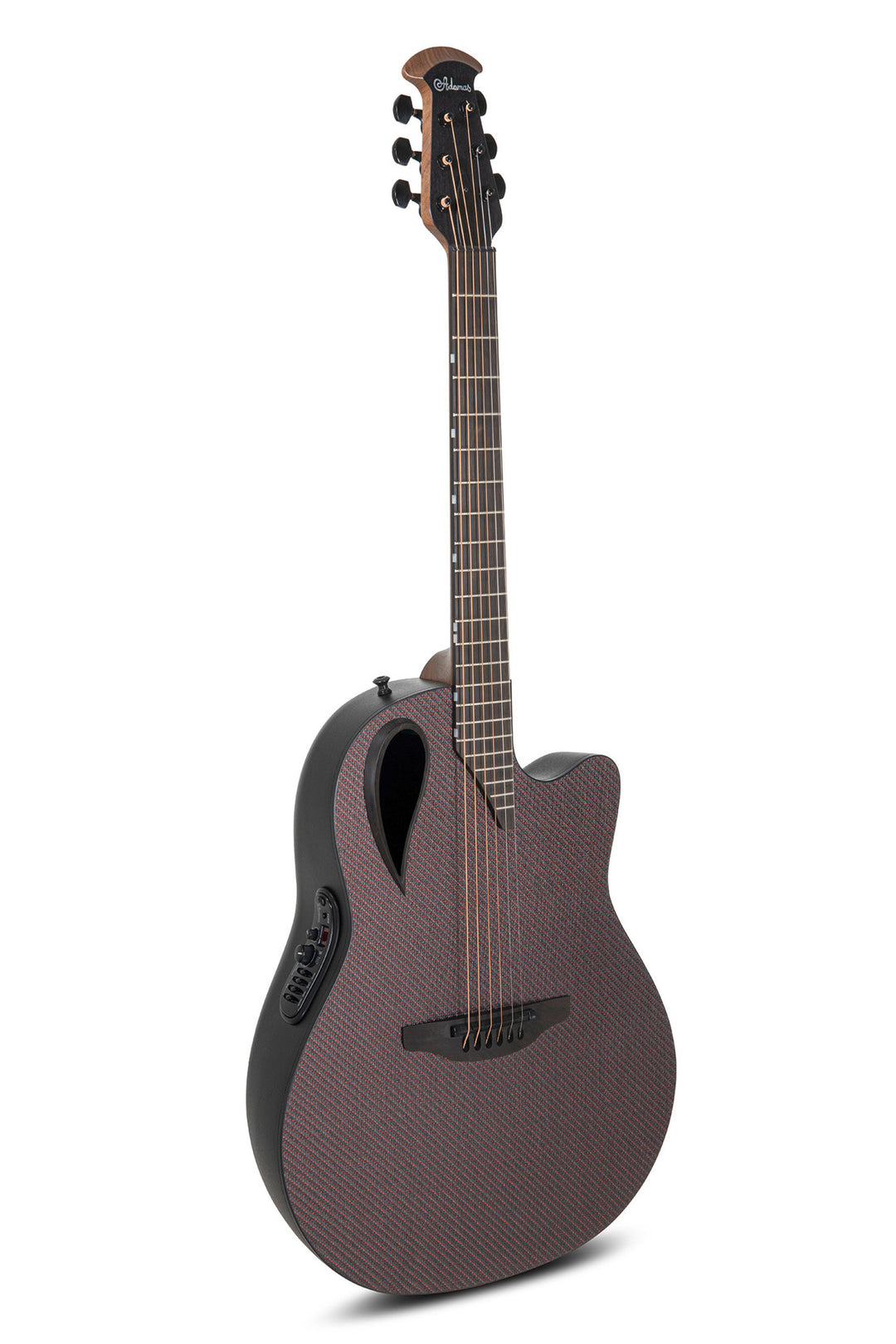 Adamas E-Acoustic kitarat Adamas MD80-NWT Mid-Depth Contour Cutaway - NTW Red Reflection (MD80-2R-G)