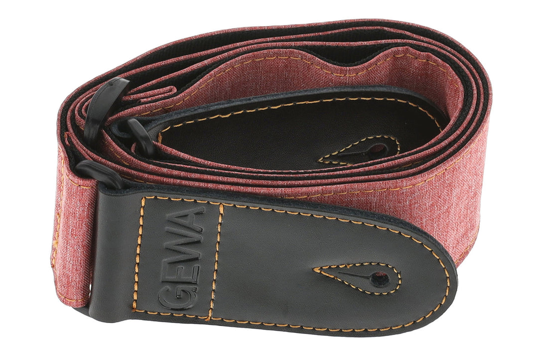 GEWA Kitarat Straps Uudet värit - punamarja (60 mm)