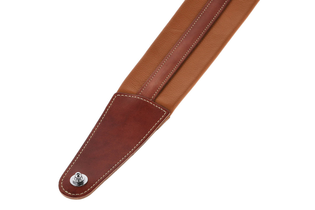 GEWA Kitarat-hihnat Prestige 65 pehmustettu Security Locks – kuivahiekka/ruskea
