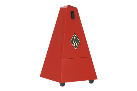 Wittner Metronome Pyramid shape - Dark red matt 845201