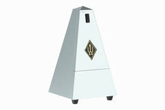 Wittner metronomi pyramidin muotoinen - hopean mattapintainen kirkas 845202