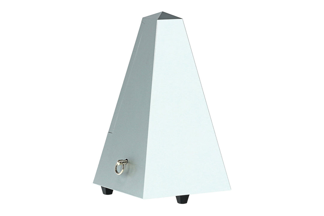 Wittner metronomi pyramidin muotoinen - hopean mattapintainen kirkas 845202
