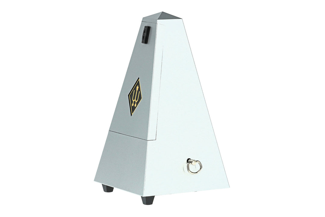 Wittner metronomi pyramidin muotoinen - hopean mattapintainen kirkas 845202