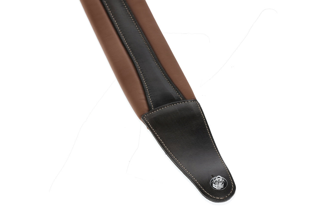 GEWA Kitarahihnat Prestige 85 pehmustetut Security Locks - brown/black