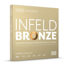 Thomastik-Infeld-kielet akustiselle kitaralle Infeld Bronze – set .012–.053 (IBR112T)