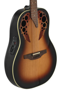 Ovation E-Acoustic Kitarat Pro Series Elite Deep Bowl Non-Cutaway 12-kielinen - Sunburst (1758-1-G)