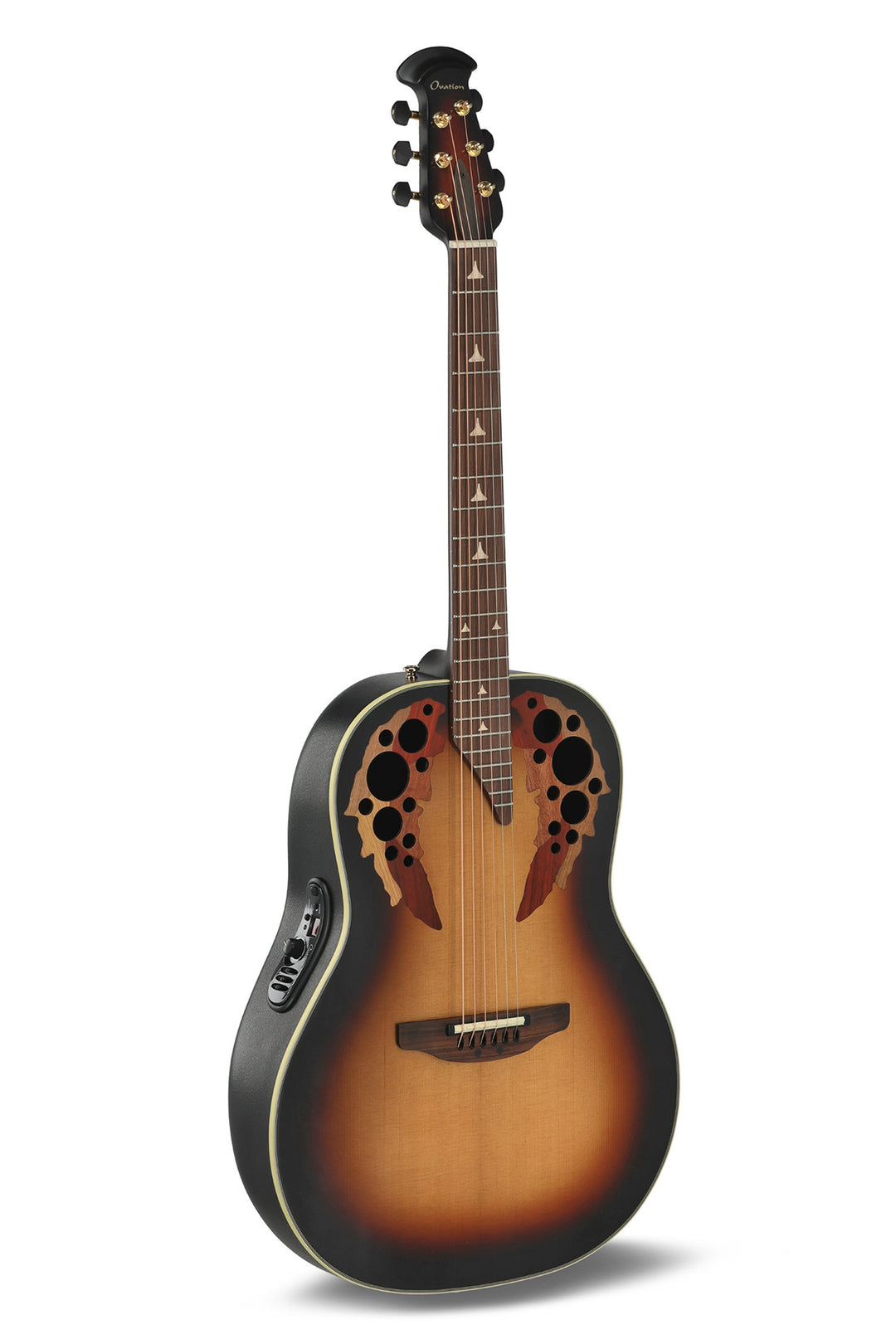 Ovation E-Akustinen Kitarat Pro Series Elite Deep Bowl Non-Cutaway - Sunburst (1718-1-G)