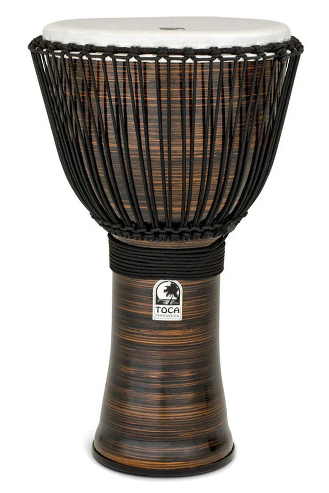 Toca Djembe Freestyle II Rope Tuned - Spun Copper laukulla (TF2DJ-14SCB)