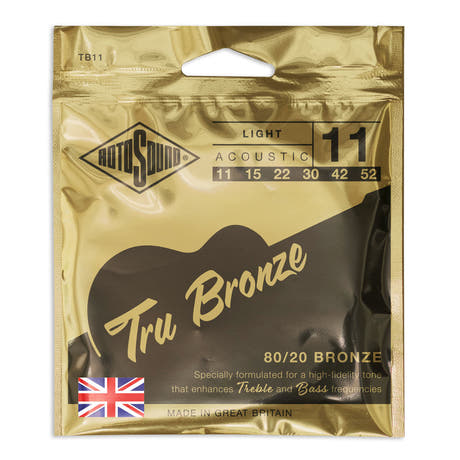 Rotosound Tru Bronze TB11 -western-kitaran strings 11-52