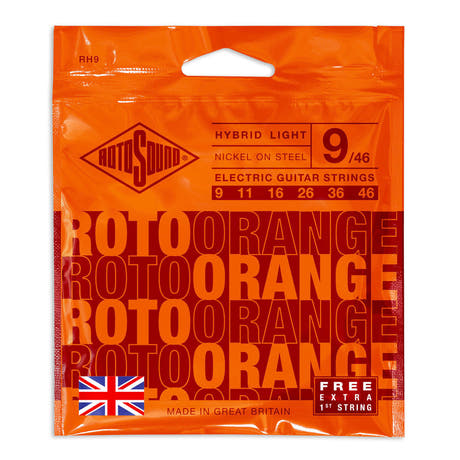 Rotosound Roto Orange RH9 -sähkökitaran kielet 9-46