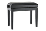 GEWA Piano bench Deluxe Vinyl - Black matt (Seat black)