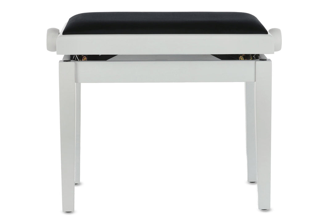 GEWA Pianojakkara Deluxe - White matt (Istuin black)