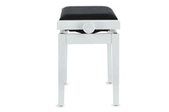 GEWA Pianojakkara Deluxe - White matt (Istuin black)