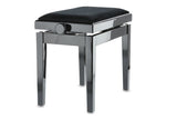 GEWA Piano bench Deluxe - Black high gloss (Seat black)