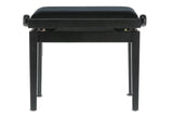 GEWA Piano bench Deluxe - Black matt (Seat black)