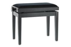 GEWA Piano bench Deluxe - Black matt (istuin musta)