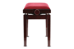 GEWA Pianotuoli Deluxe - Mahogany highgloss (Dark red istuin)