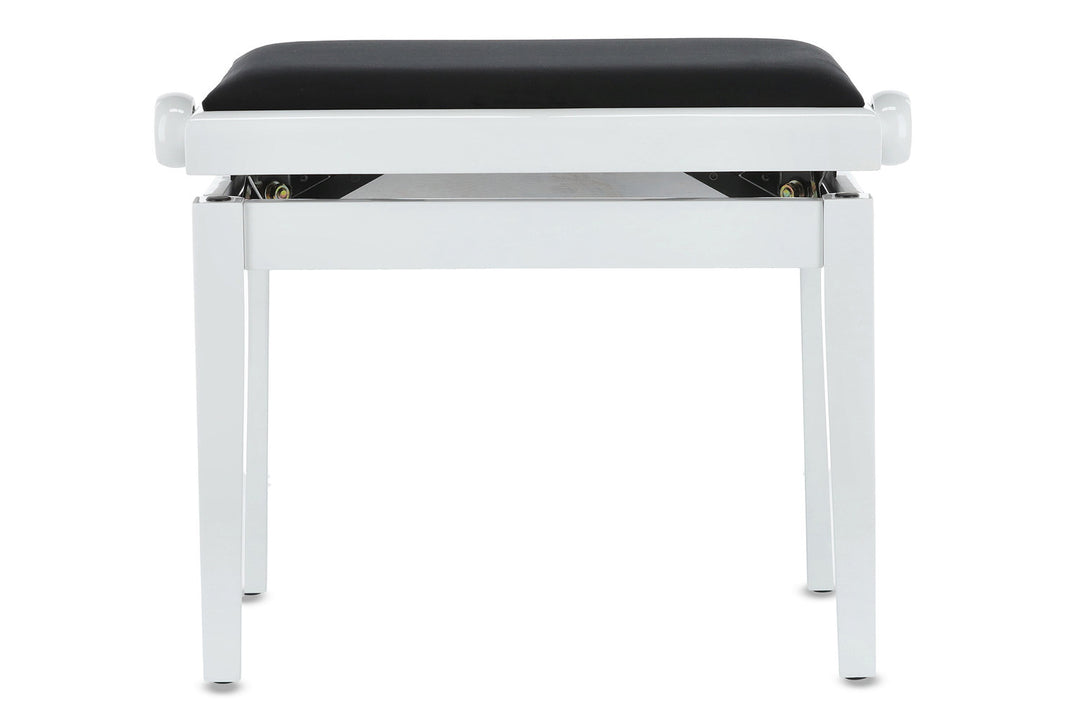 GEWA Piano penkki Deluxe - White high gloss (Seat black)