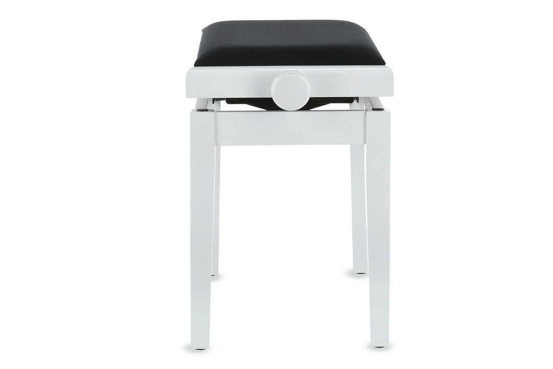 GEWA Piano penkki Deluxe - White high gloss (Seat black)