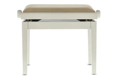 GEWA Piano penkki Deluxe - Ivory high gloss (Beige istuin)