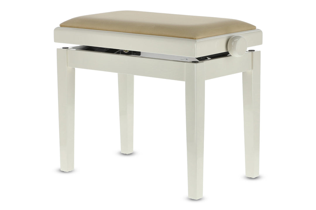 GEWA Piano penkki Deluxe - Ivory high gloss (Beige istuin)