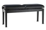 GEWA Piano bench Deluxe Double - Black matt