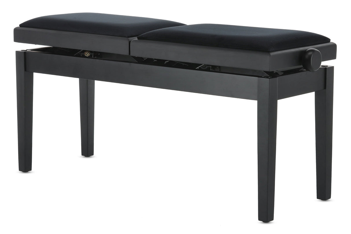 GEWA Piano bench Deluxe Double - Black matt
