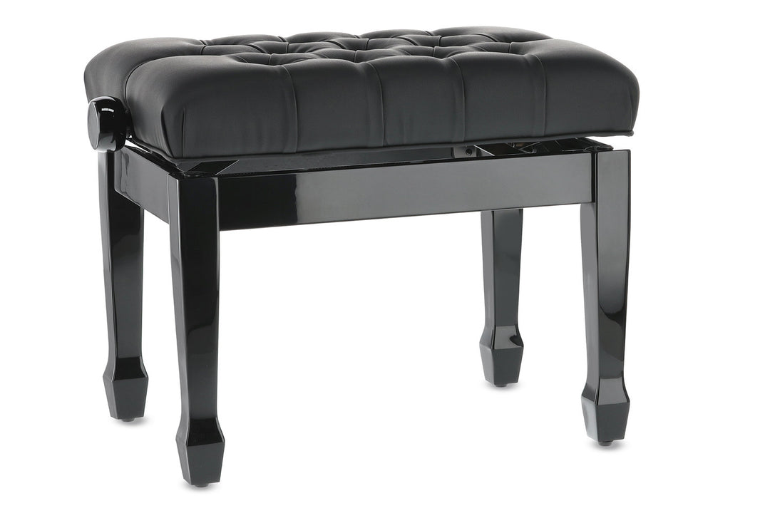 GEWA Piano penkki Deluxe XL Black high gloss - Black cover