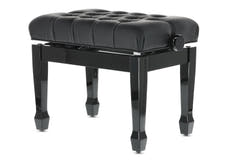 GEWA Piano penkki Deluxe XL Black high gloss - Black cover