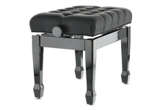 GEWA Piano penkki Deluxe XL Black high gloss - Black cover