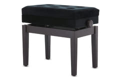 GEWA Piano bench Deluxe Compartment - mattapintainen ruusupuu