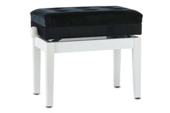 GEWA Pianotuoli Deluxe Lokero - White matt