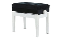 GEWA Pianotuoli Deluxe Lokero - White matt