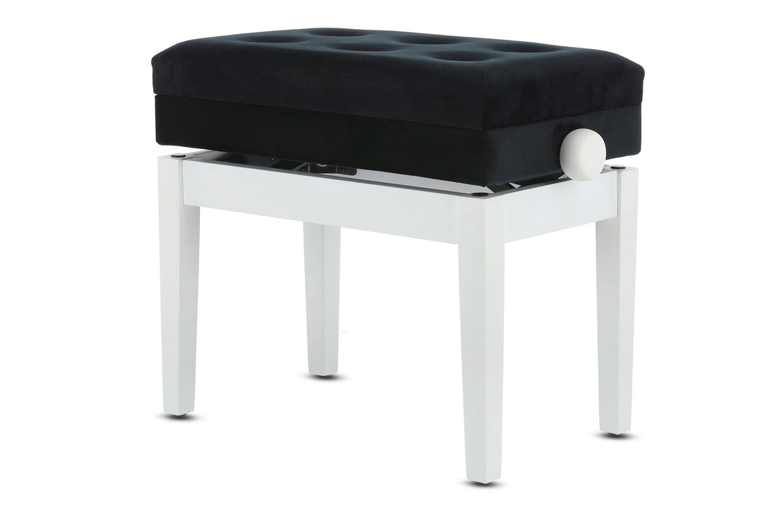 GEWA Pianotuoli Deluxe Lokero - White matt