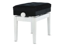 GEWA Pianotuoli Deluxe Lokero - White matt