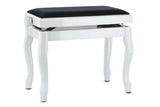 GEWA Piano bench Deluxe Classic - White highgloss