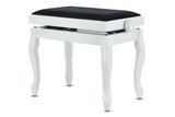 GEWA Piano bench Deluxe Classic - White highgloss