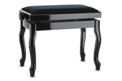 GEWA Pianotuoli Deluxe Classic - Black highgloss