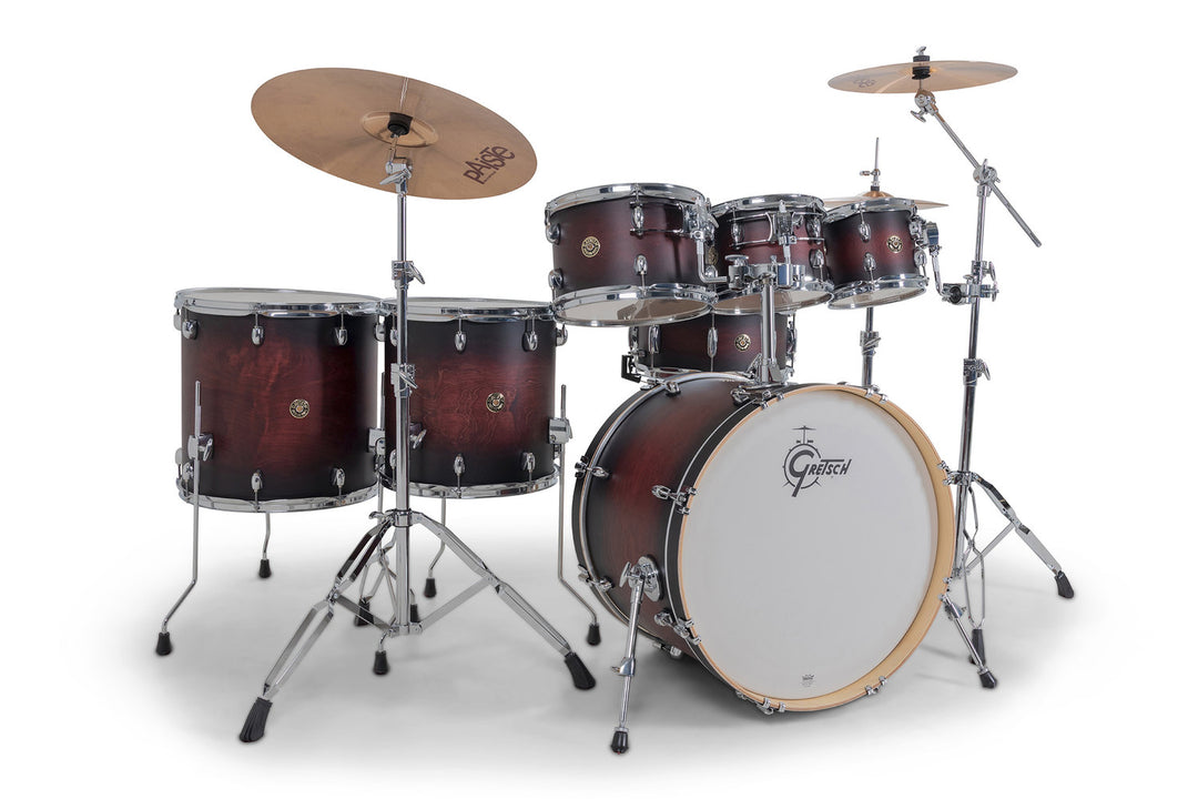 Gretsch-rumpusetti Catalina Maple - Satin Deep Cherry Burst (CM2-E627-SDCB)