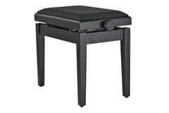 GEWA pianojakkara Deluxe Autolift Vinyl - Black matt (Seat black)