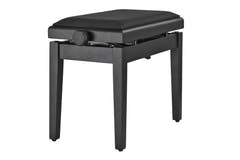 GEWA pianojakkara Deluxe Autolift Vinyl - Black matt (Seat black)